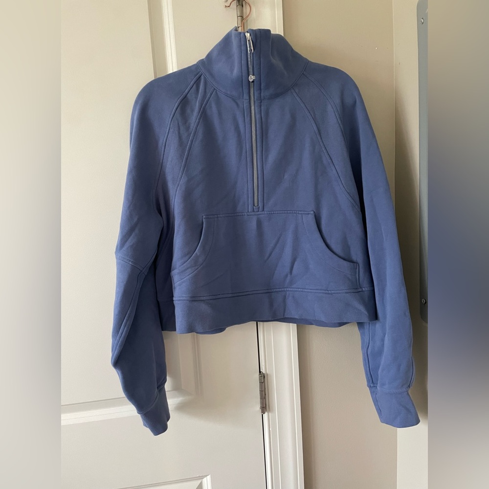 EUC Lululemon Scuba Funnel-neck in Waterdrop M/L